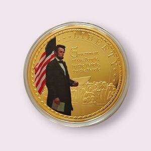 Gettysburg Address Colossal Proof Commemorative Coin By American Mint w/COA